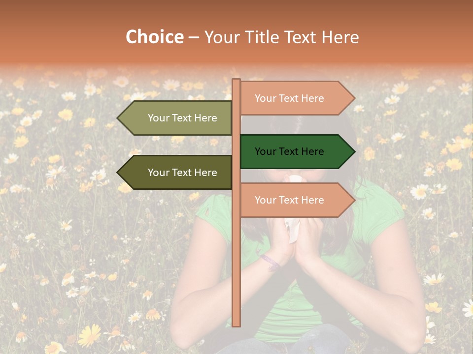 Outside Child Fever PowerPoint Template