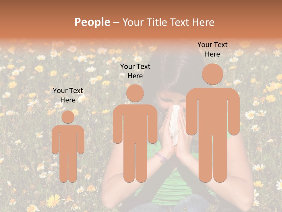 Outside Child Fever PowerPoint Template