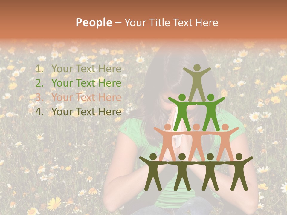 Outside Child Fever PowerPoint Template