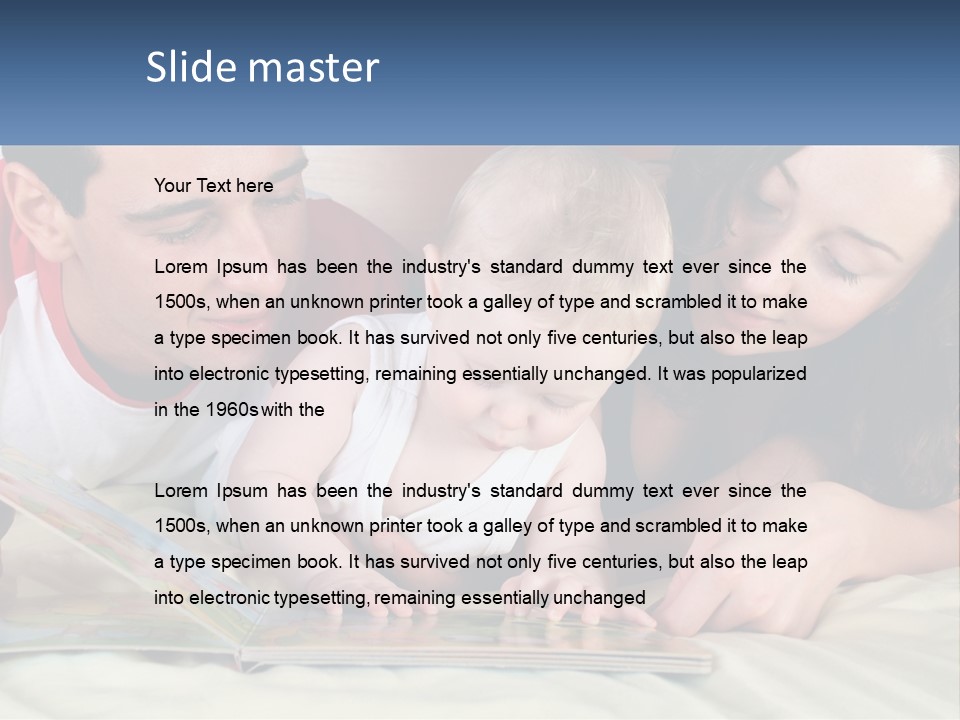 Study Woman Learning PowerPoint Template