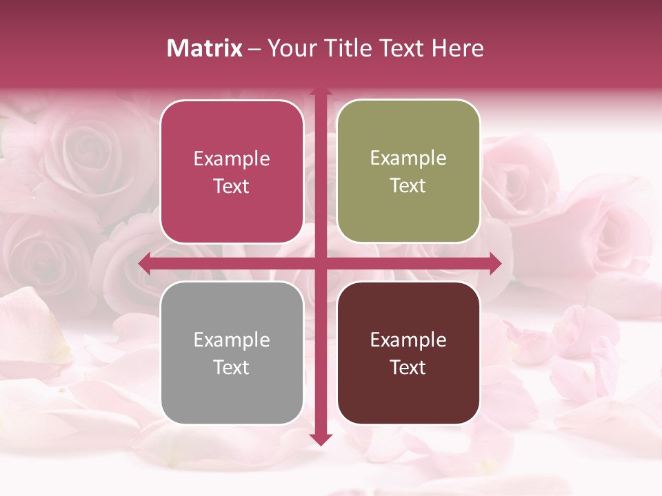 Posy Elegance Passion PowerPoint Template