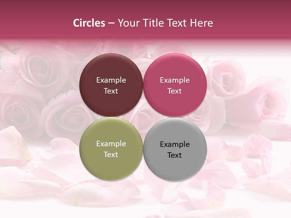 Posy Elegance Passion PowerPoint Template