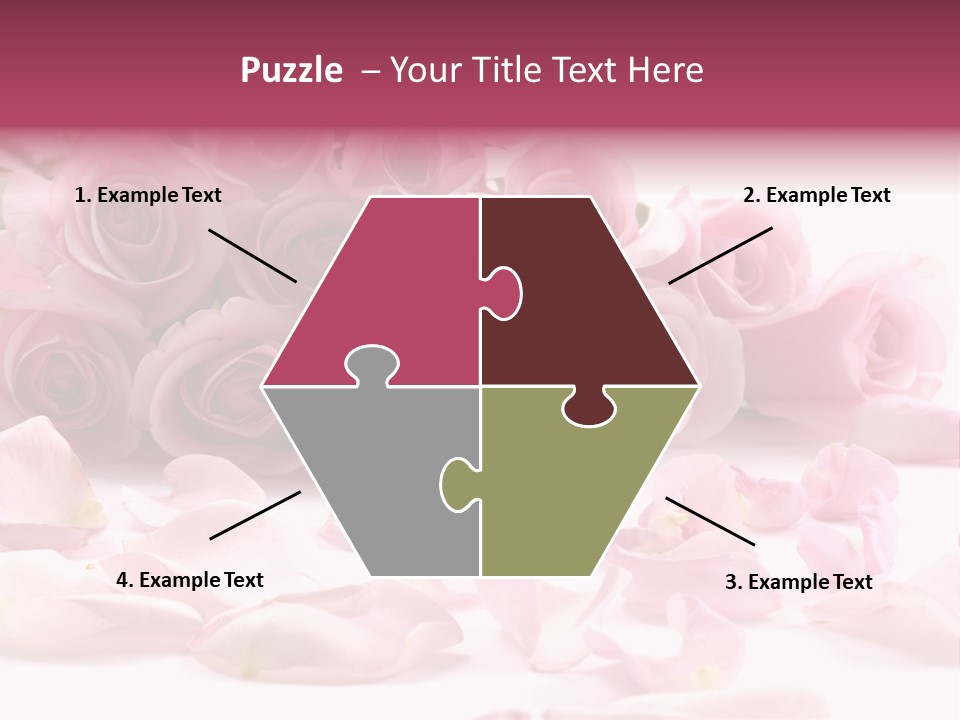 Posy Elegance Passion PowerPoint Template