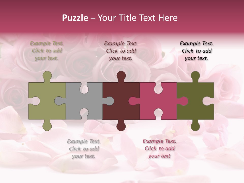 Posy Elegance Passion PowerPoint Template