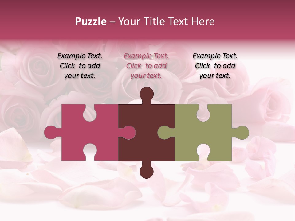 Posy Elegance Passion PowerPoint Template