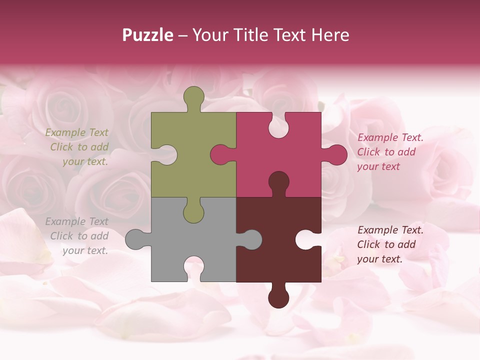 Posy Elegance Passion PowerPoint Template