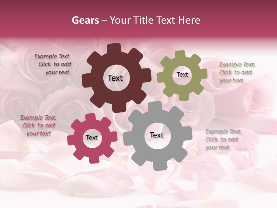 Posy Elegance Passion PowerPoint Template