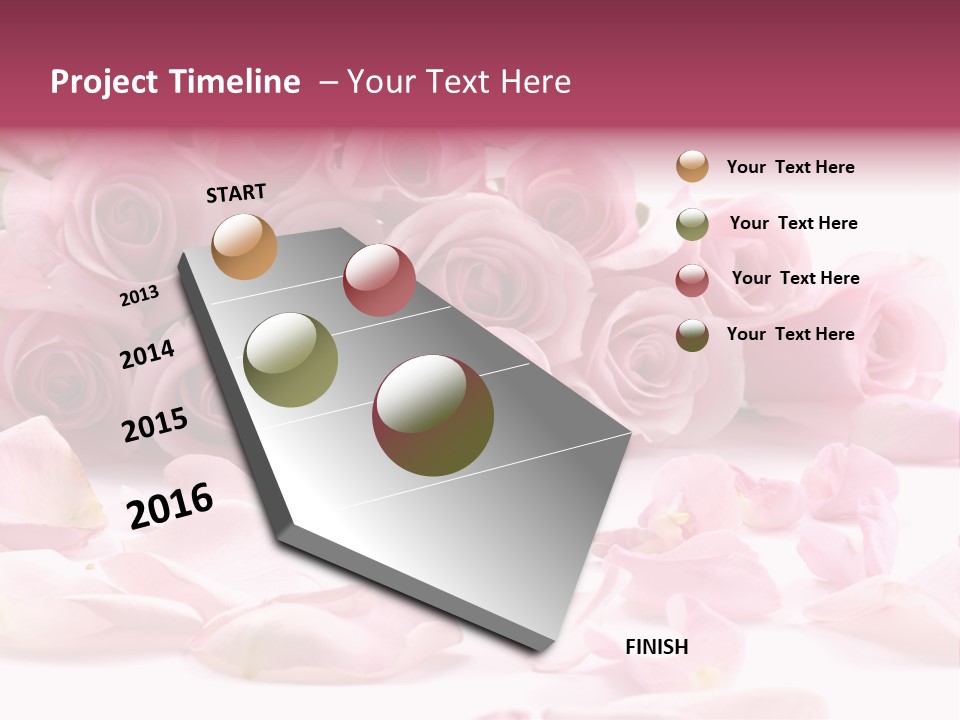 Posy Elegance Passion PowerPoint Template
