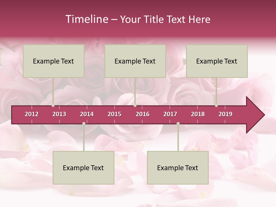 Posy Elegance Passion PowerPoint Template