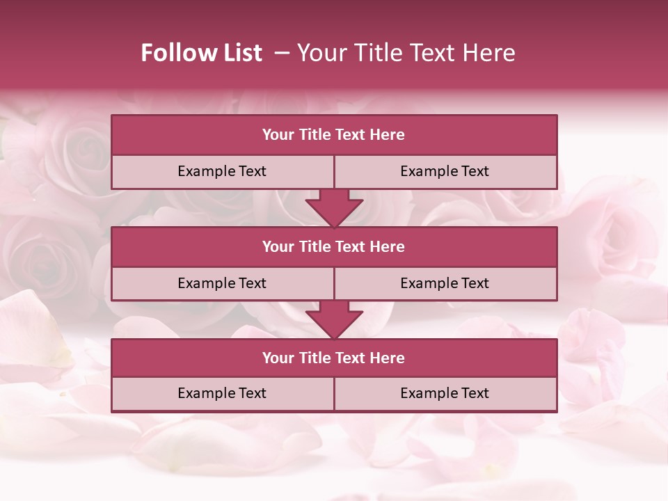 Posy Elegance Passion PowerPoint Template