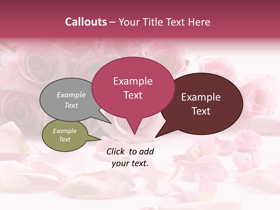 Posy Elegance Passion PowerPoint Template