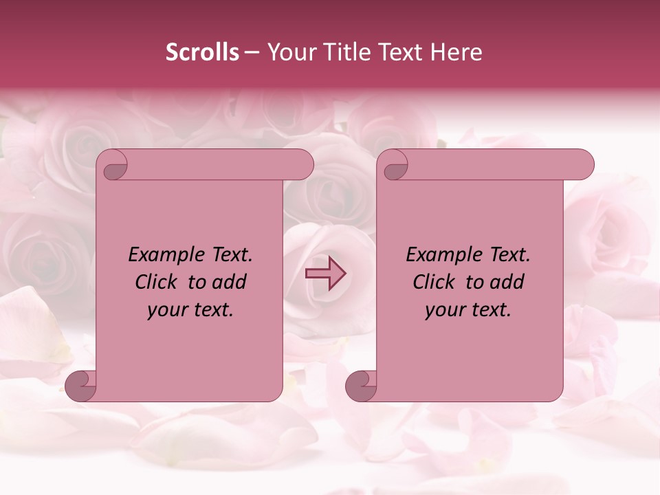 Posy Elegance Passion PowerPoint Template