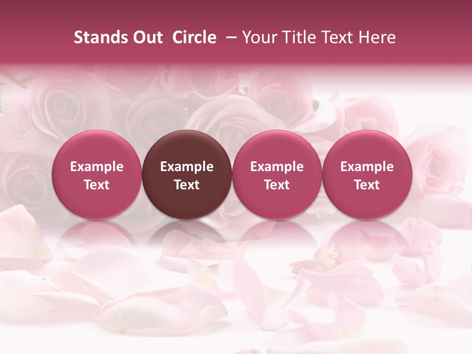 Posy Elegance Passion PowerPoint Template