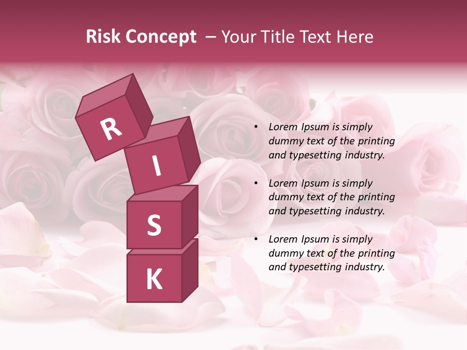 Posy Elegance Passion PowerPoint Template