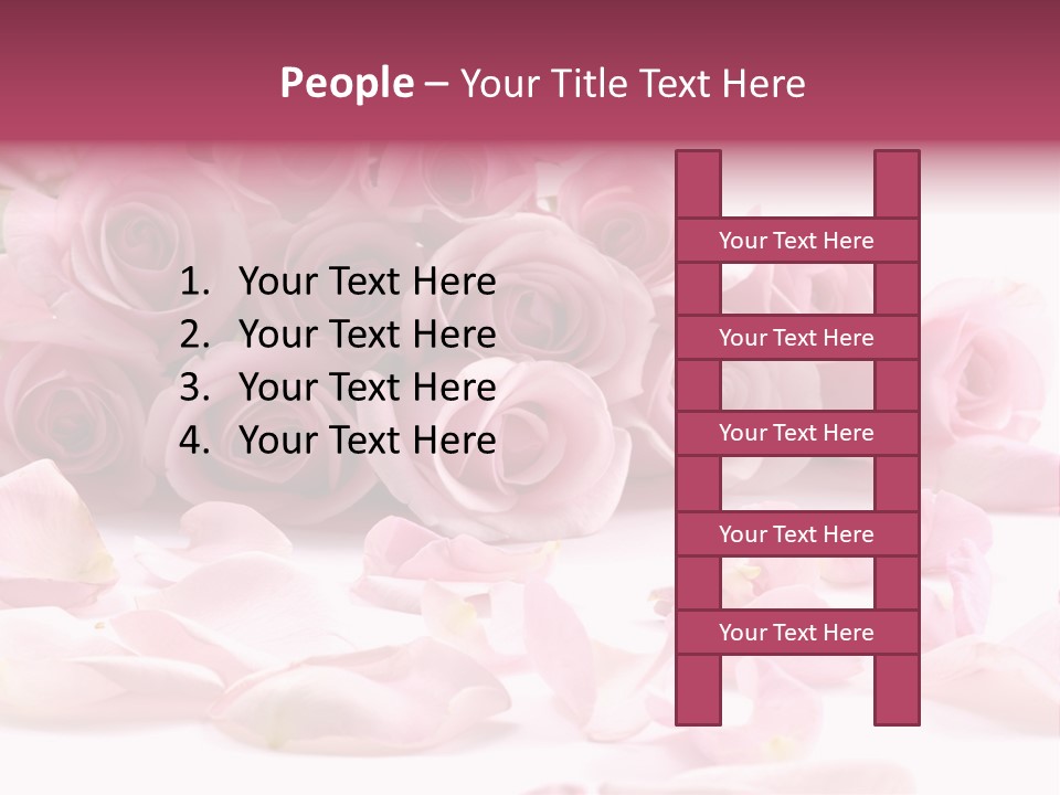 Posy Elegance Passion PowerPoint Template