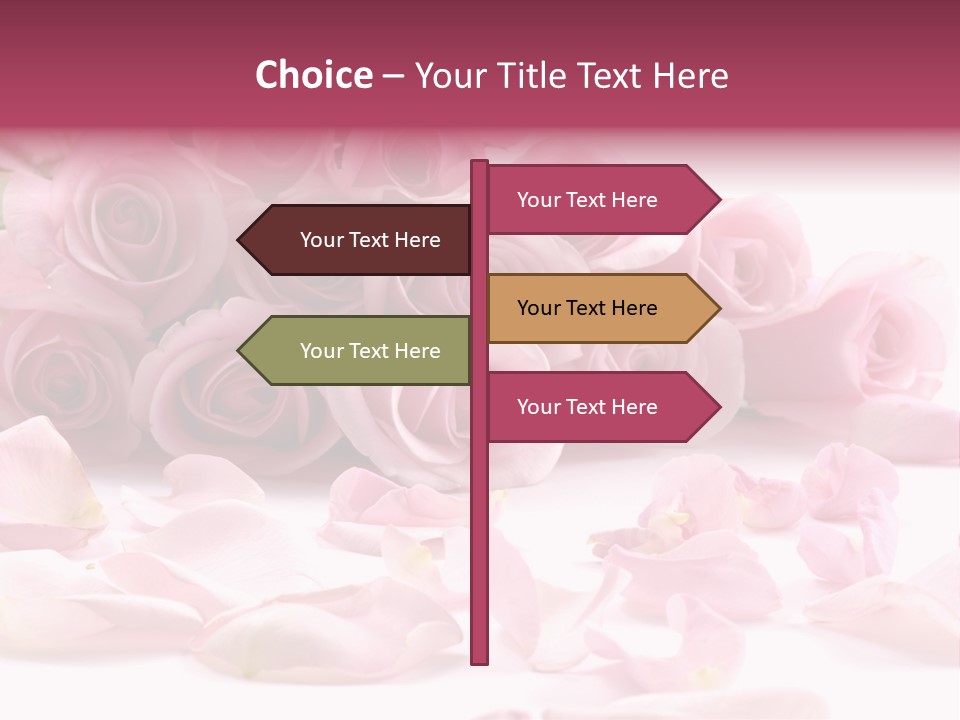 Posy Elegance Passion PowerPoint Template