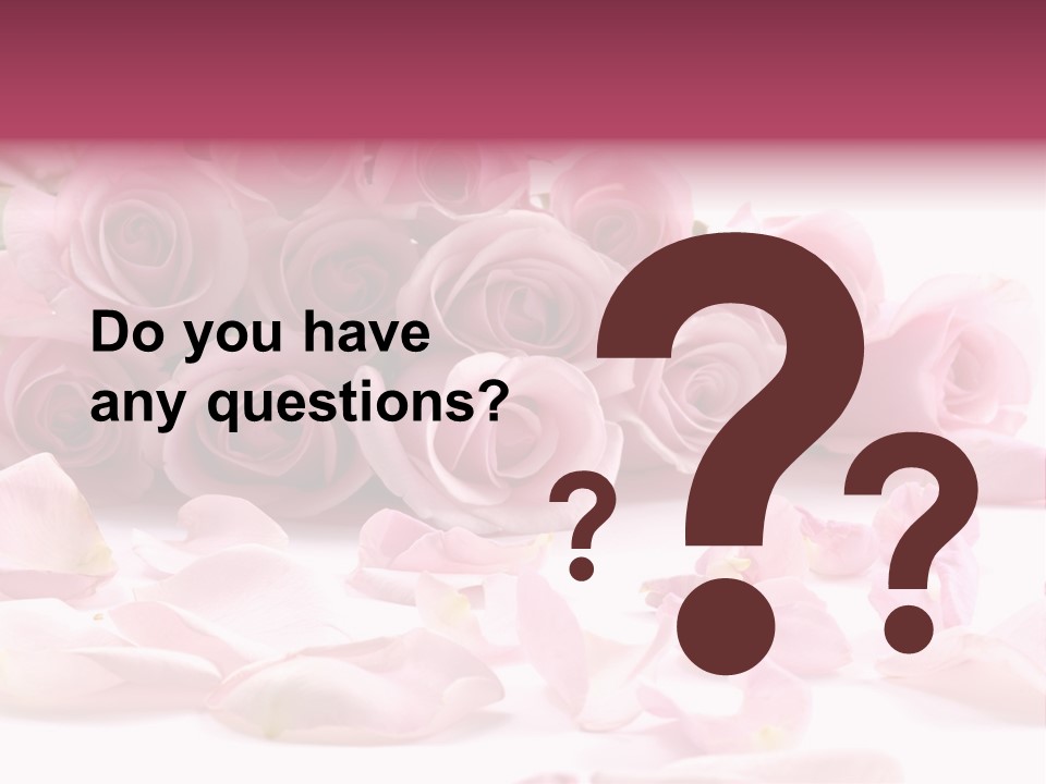 Posy Elegance Passion PowerPoint Template