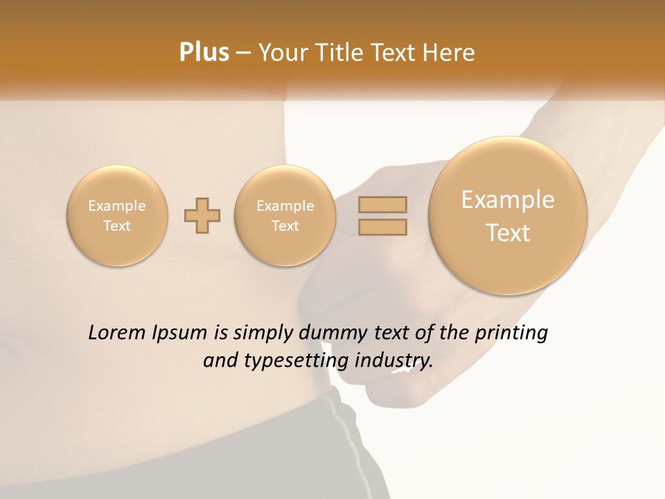 Sport Overweight Symbol PowerPoint Template