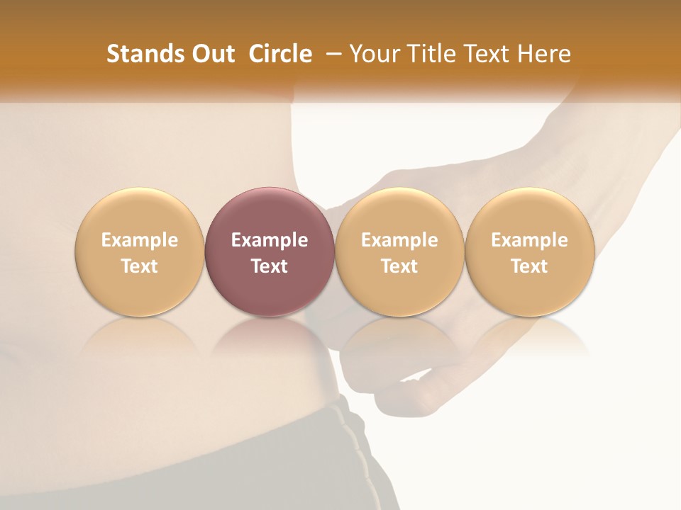 Sport Overweight Symbol PowerPoint Template