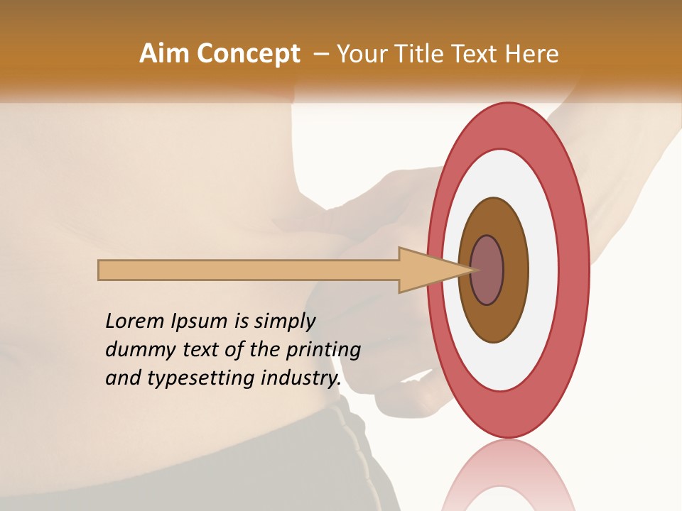 Sport Overweight Symbol PowerPoint Template