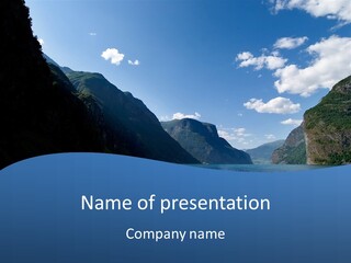 Ocean Sea River PowerPoint Template