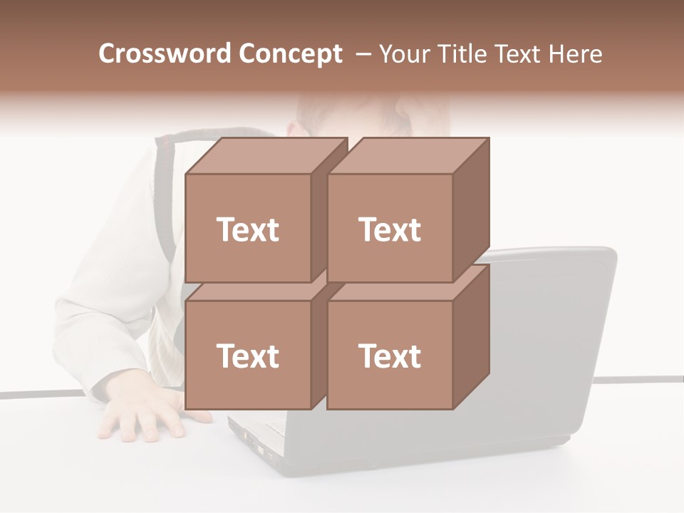 Isolated Face Job PowerPoint Template