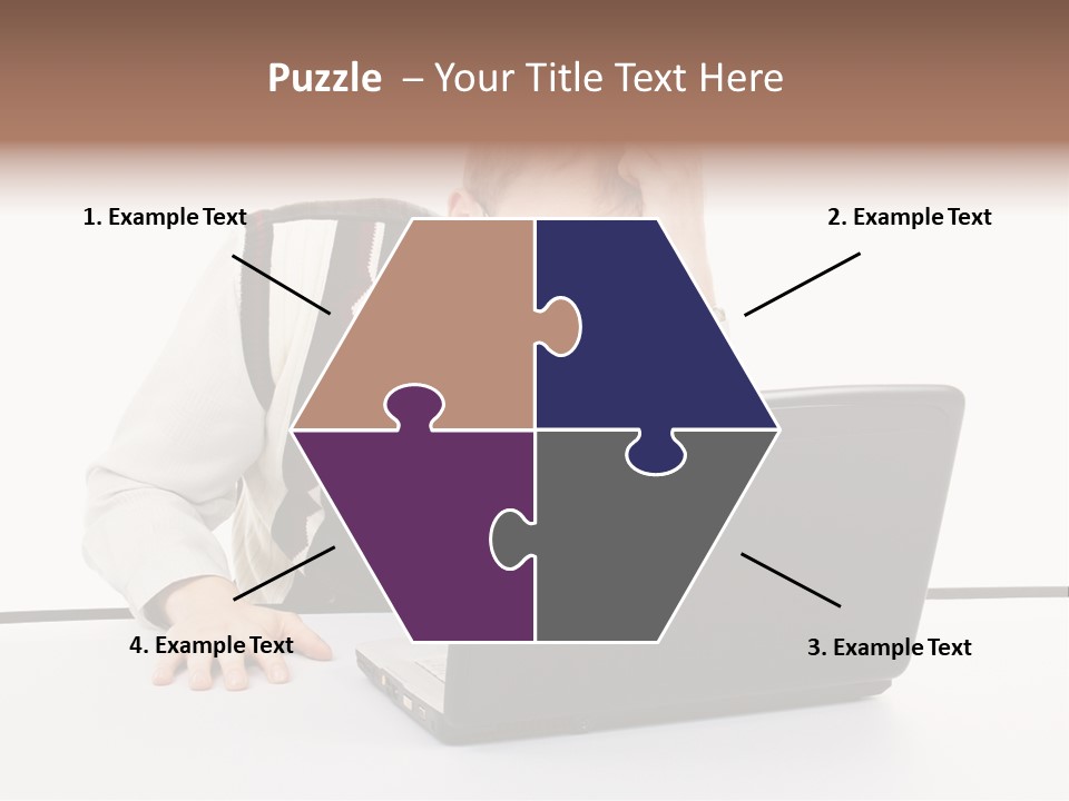 Isolated Face Job PowerPoint Template