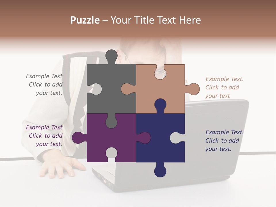 Isolated Face Job PowerPoint Template
