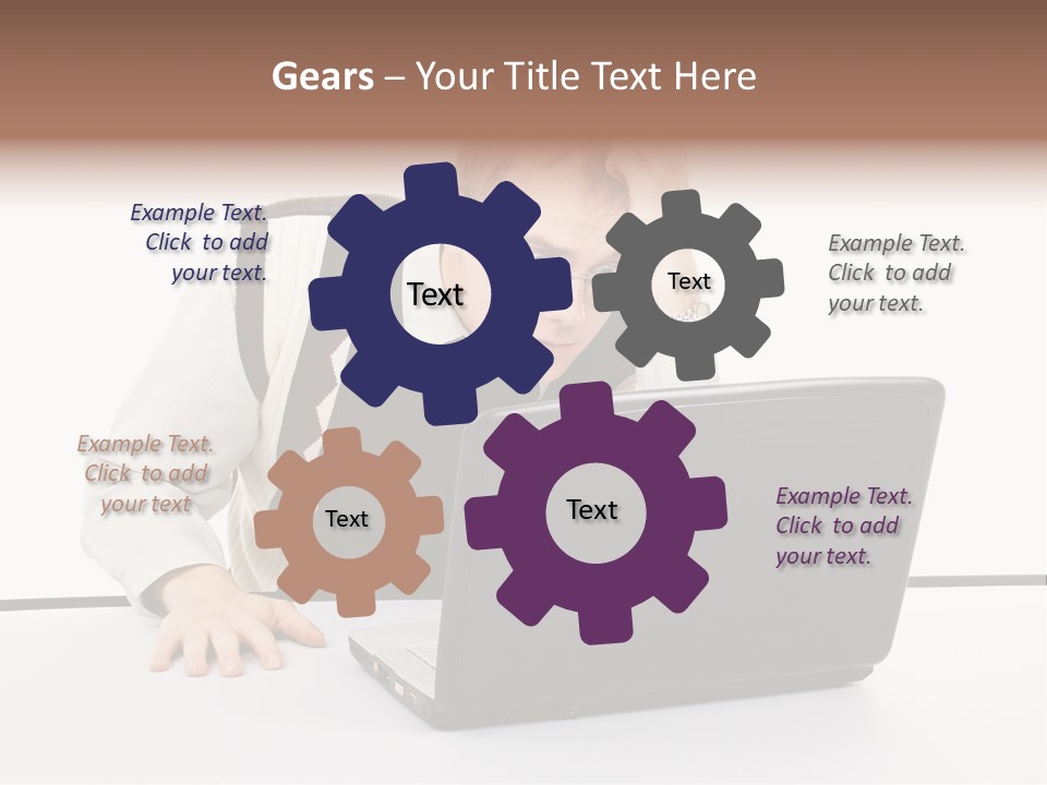 Isolated Face Job PowerPoint Template