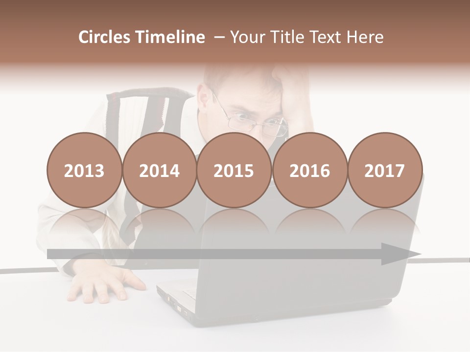 Isolated Face Job PowerPoint Template