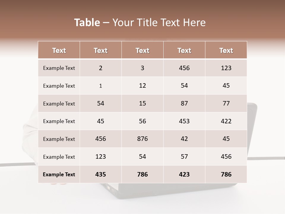 Isolated Face Job PowerPoint Template