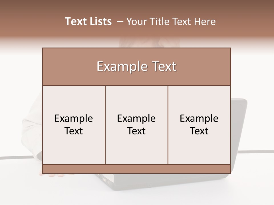 Isolated Face Job PowerPoint Template