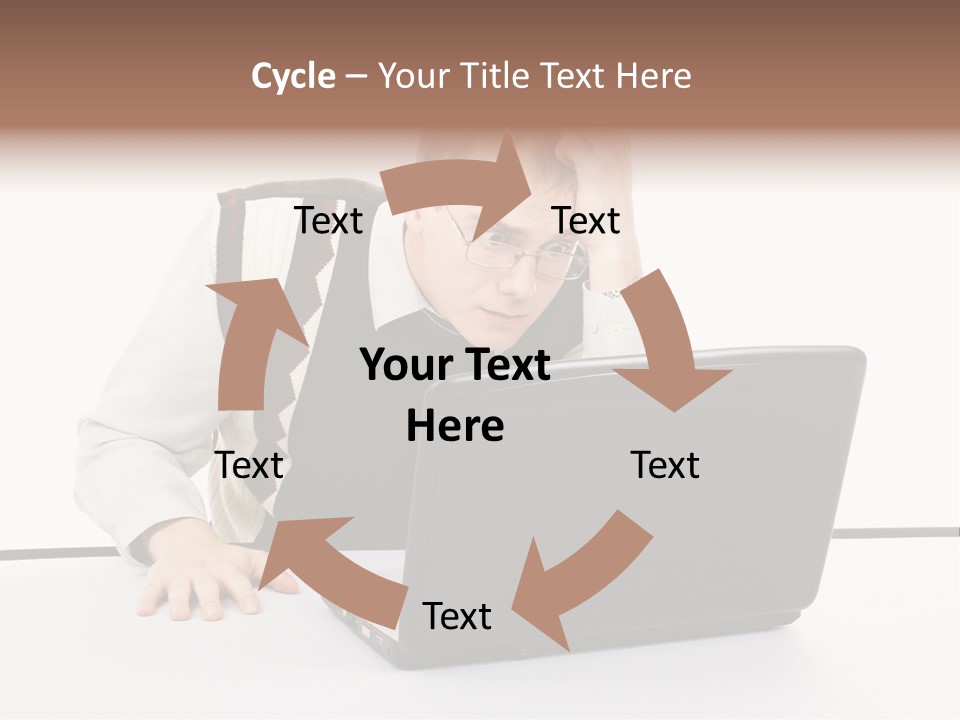 Isolated Face Job PowerPoint Template