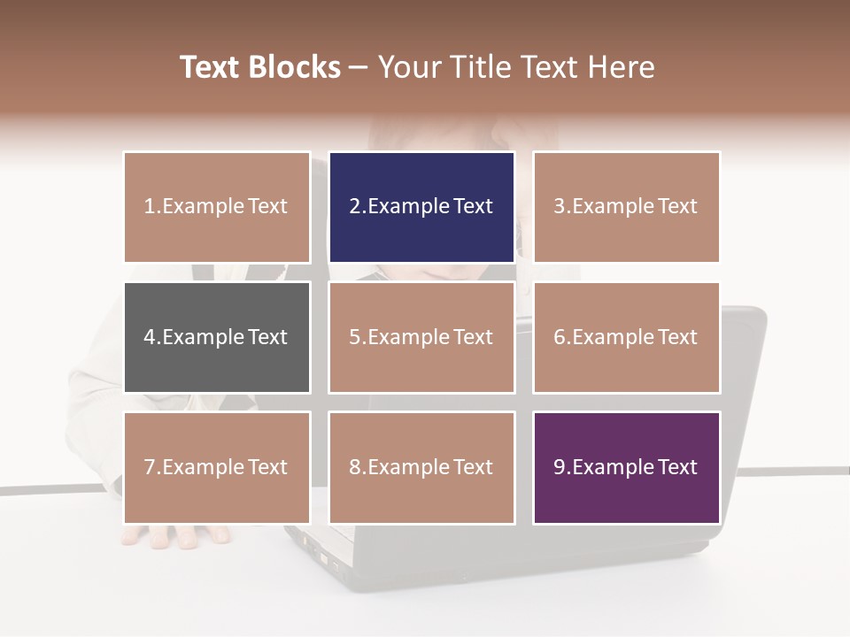 Isolated Face Job PowerPoint Template