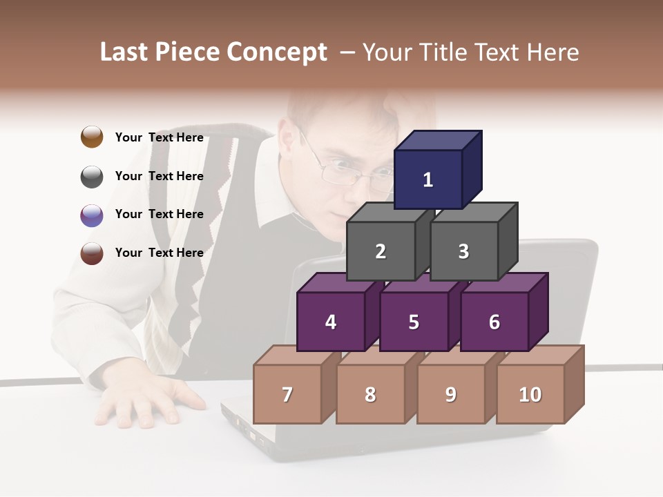 Isolated Face Job PowerPoint Template