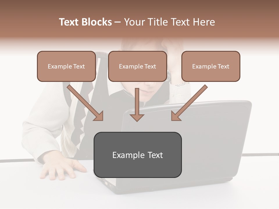 Isolated Face Job PowerPoint Template