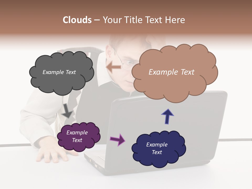 Isolated Face Job PowerPoint Template