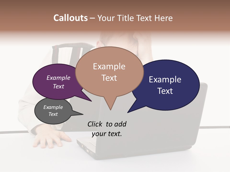Isolated Face Job PowerPoint Template