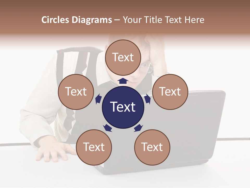 Isolated Face Job PowerPoint Template