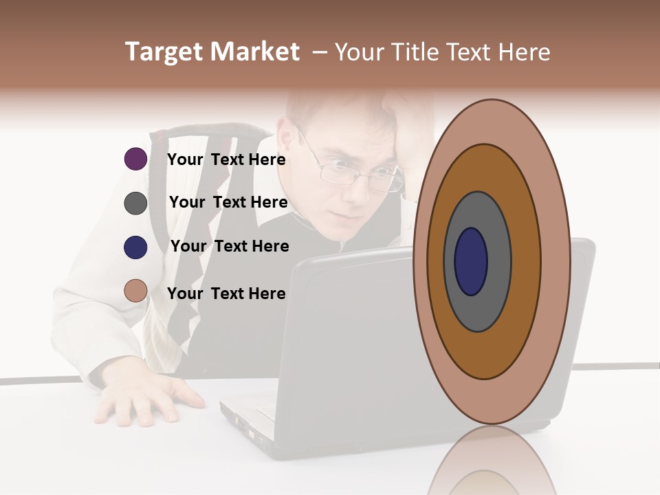 Isolated Face Job PowerPoint Template