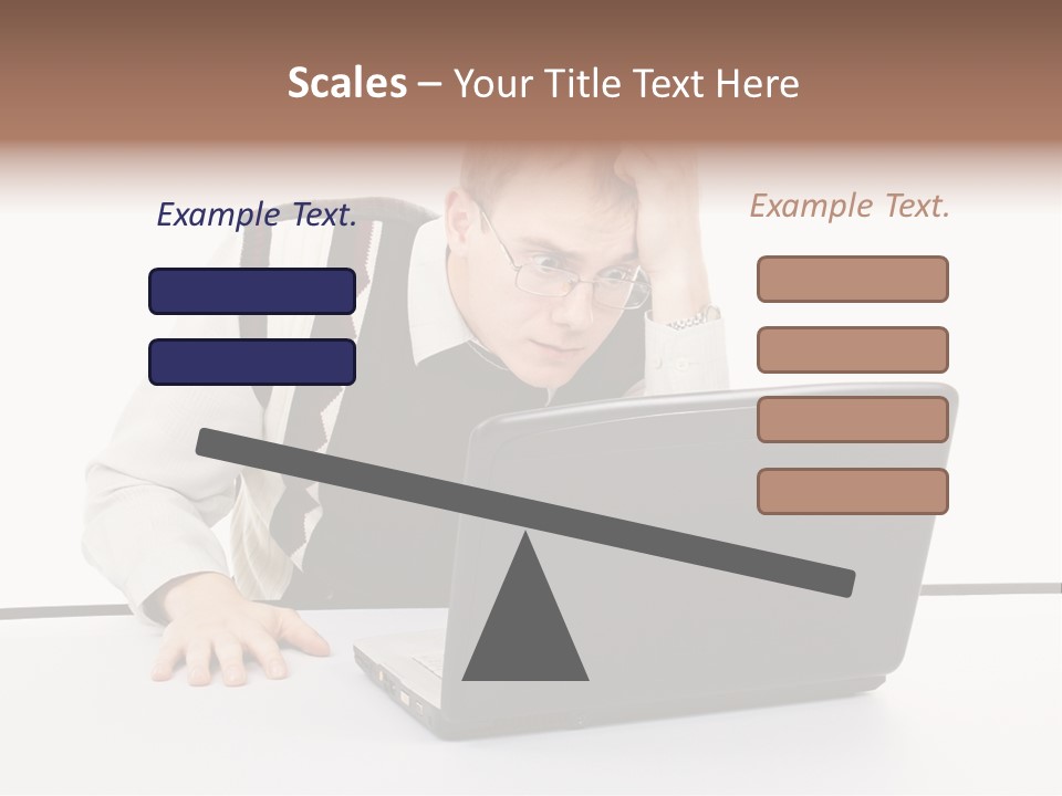 Isolated Face Job PowerPoint Template