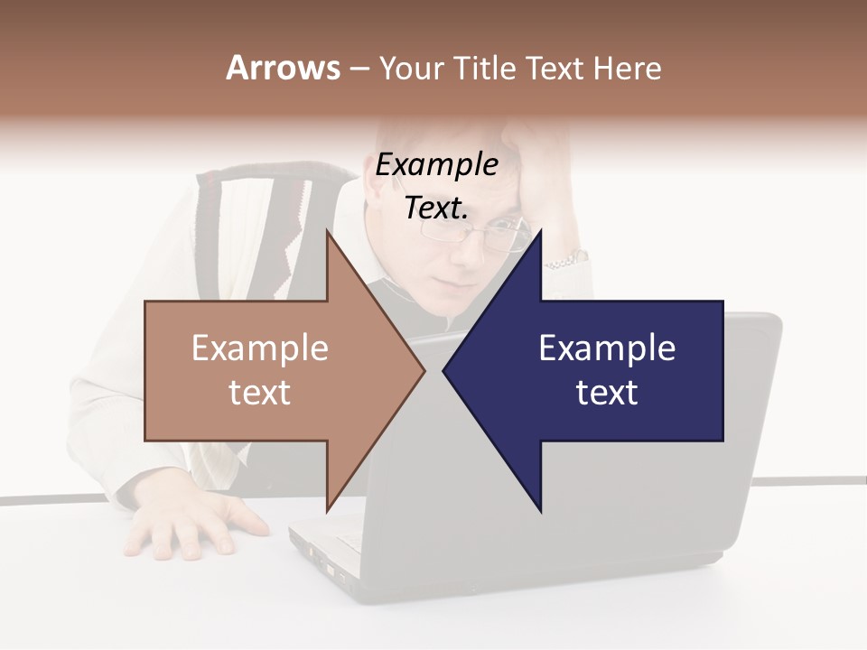 Isolated Face Job PowerPoint Template
