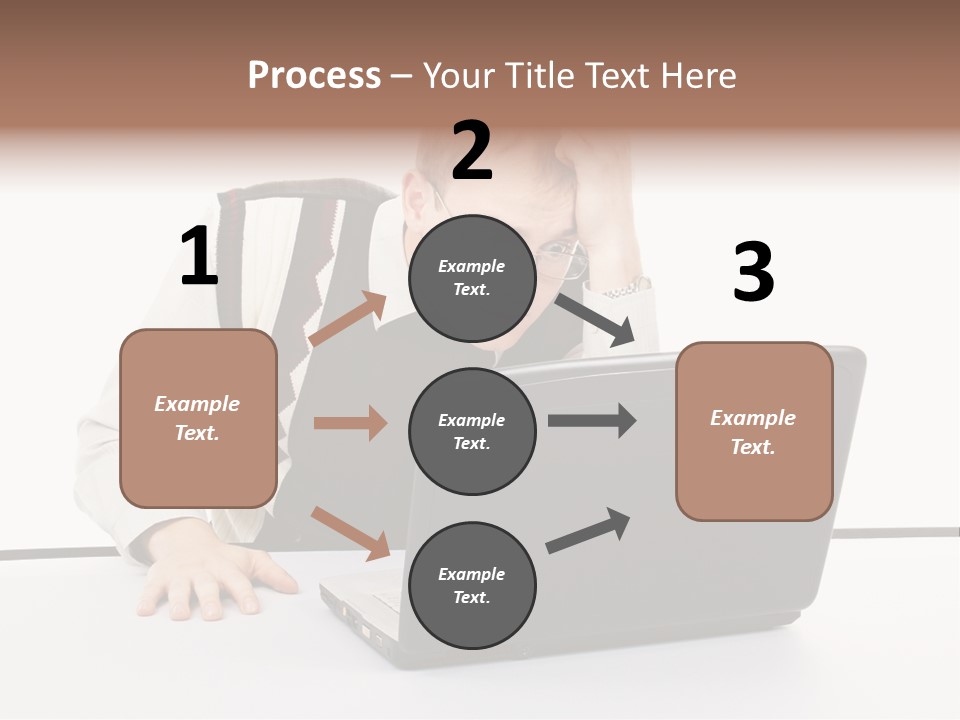 Isolated Face Job PowerPoint Template