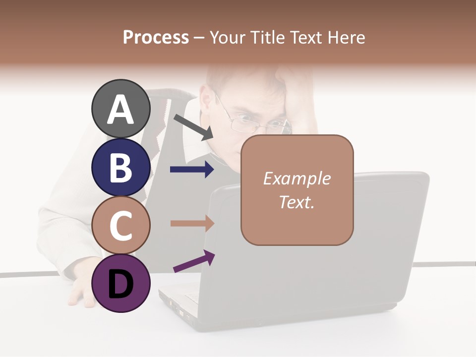 Isolated Face Job PowerPoint Template