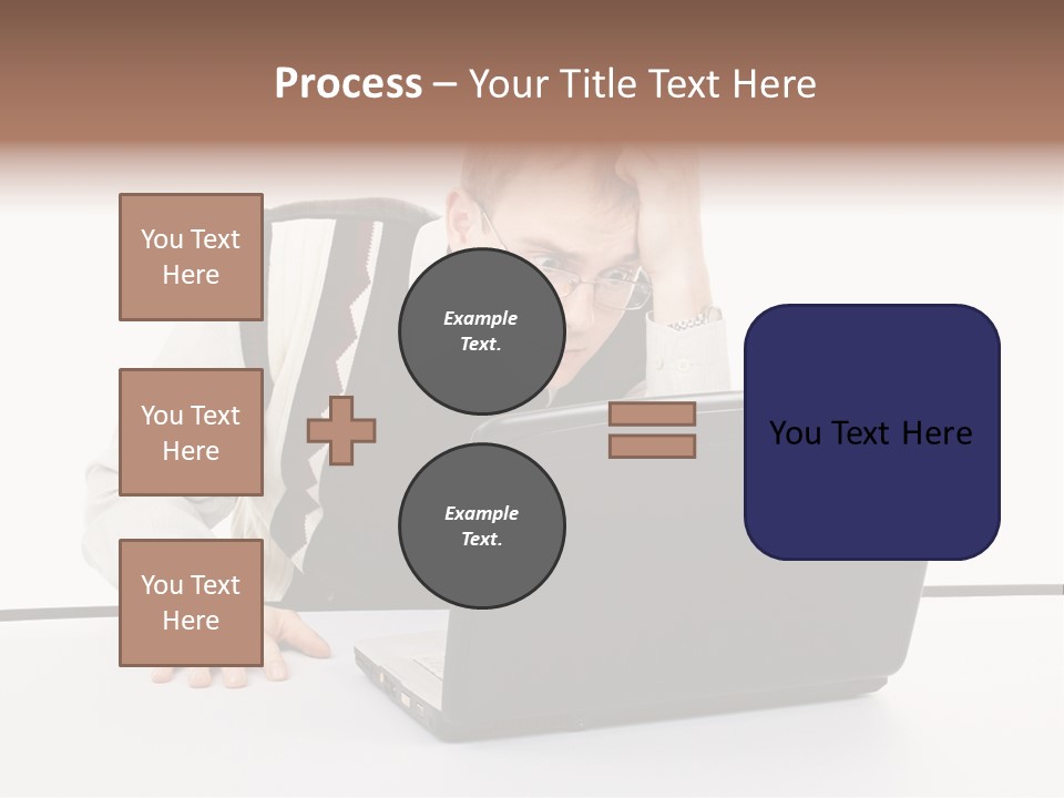 Isolated Face Job PowerPoint Template