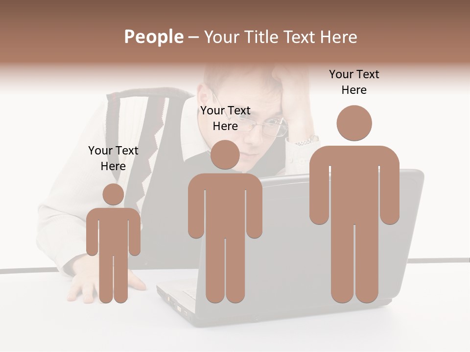 Isolated Face Job PowerPoint Template