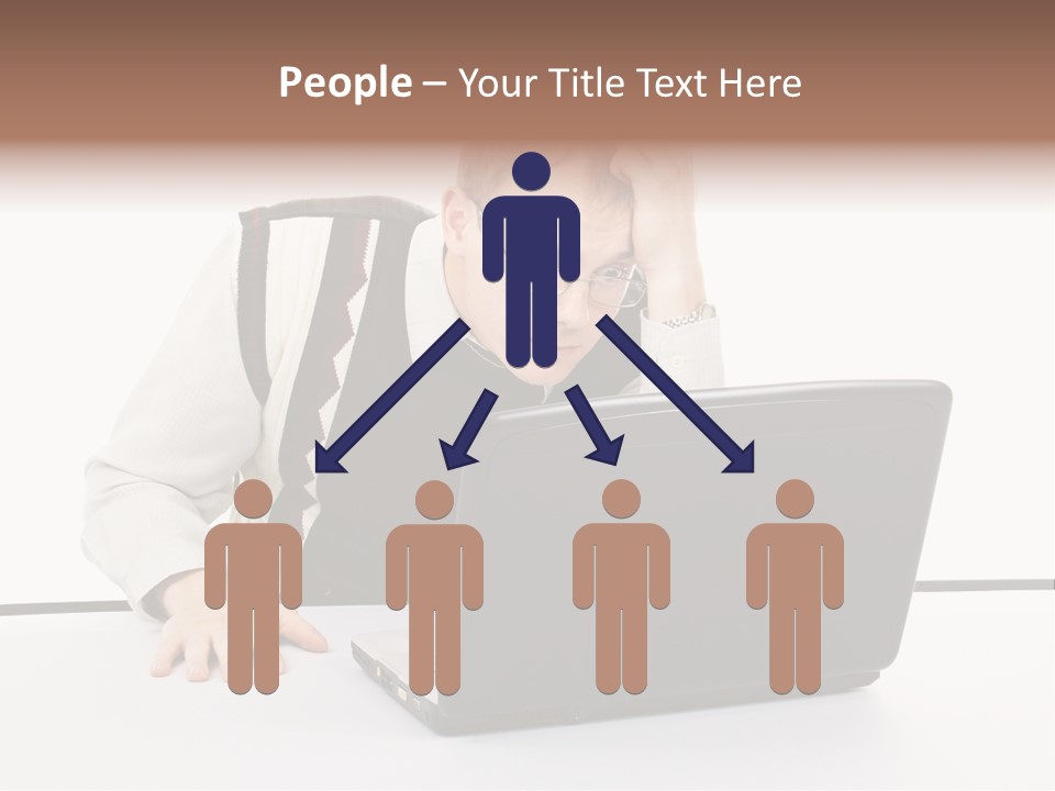 Isolated Face Job PowerPoint Template