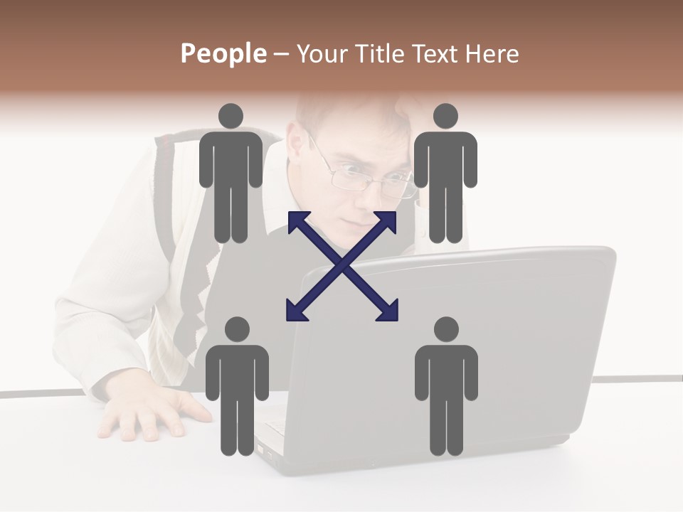 Isolated Face Job PowerPoint Template