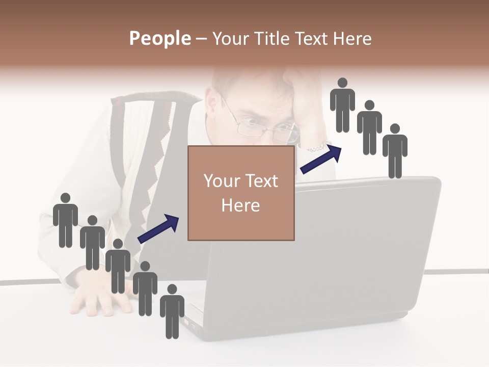 Isolated Face Job PowerPoint Template