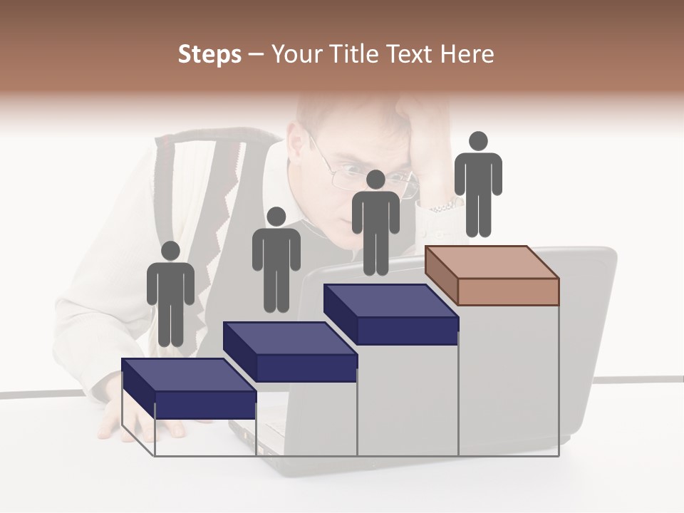 Isolated Face Job PowerPoint Template